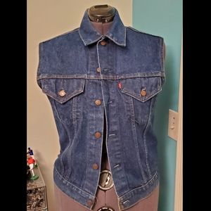 Levi's Vintage Denim Trucker Vest 70505 0217